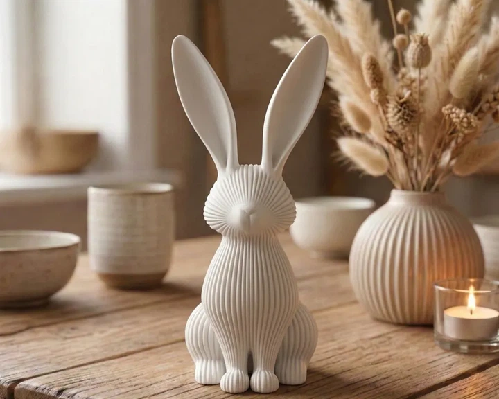 Декоративний кролик Easter Bunny (інтер’єрна фігурка, 17 см) - Фото 3 Декоративний кролик Easter Bunny (інтер’єрна фігурка, 17 см) - зображення 3