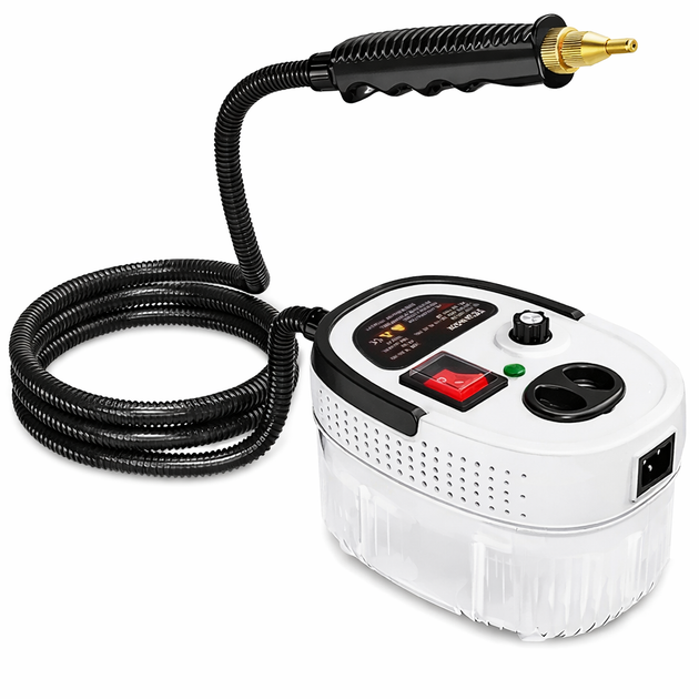 Пароочиститель портативный Steam Cleaner 2500 Вт, 3 бар, 1200 мл, парогенератор для дома, кухни, ванны - Фото 2 Пароочиститель портативный Steam Cleaner 2500 Вт, 3 бар, 1200 мл, парогенератор для дома, кухни, ванны - изображение 2
