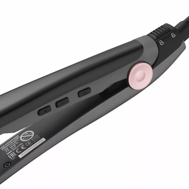 Выпрямитель для волос Ardesto Pink Touch керамический с LED дисплеем, регулировка температуры 110–200°C, утюжок 32 Вт - Фото 9 Выпрямитель для волос Ardesto Pink Touch керамический с LED дисплеем, регулировка температуры 110–200°C, утюжок 32 Вт - изображение 9