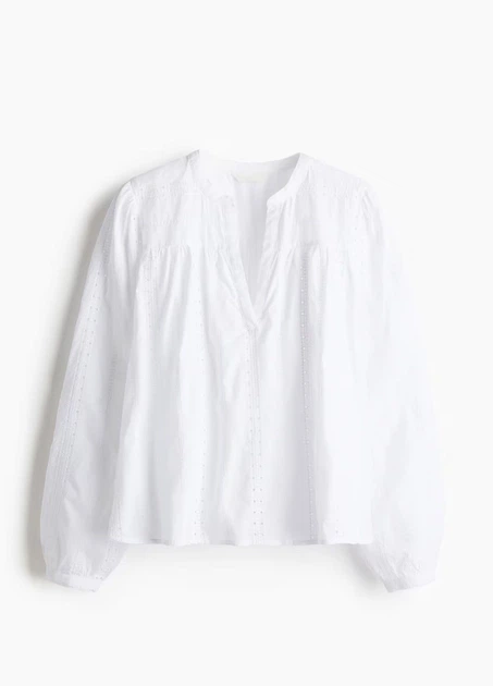 Блуза H&M 11196 Білий XXL (1033) - Фото 1 Блуза H&M 11196 Білий XXL (1033) - зображення 1