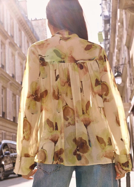 Блуза Zara 11265 Молочний M (1008) - Фото 2 Блуза Zara 11265 Молочний M (1008) - изображение 2