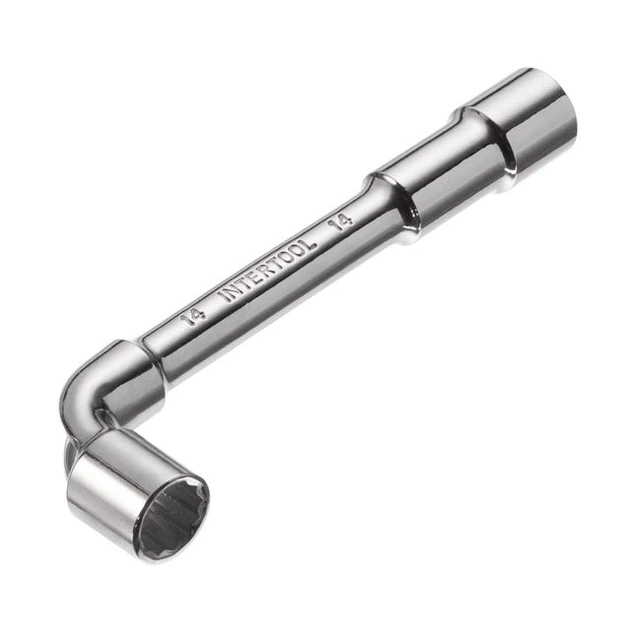 Ключ торцовый с отверстием, L-образный, 14 мм INTERTOOL HT-1614 - изображение 2