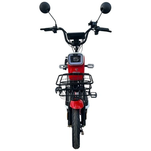 Велосипед с электромотором SPARK BLOOM 14" 48V/400W/12Ah Темно-красный - изображение 3