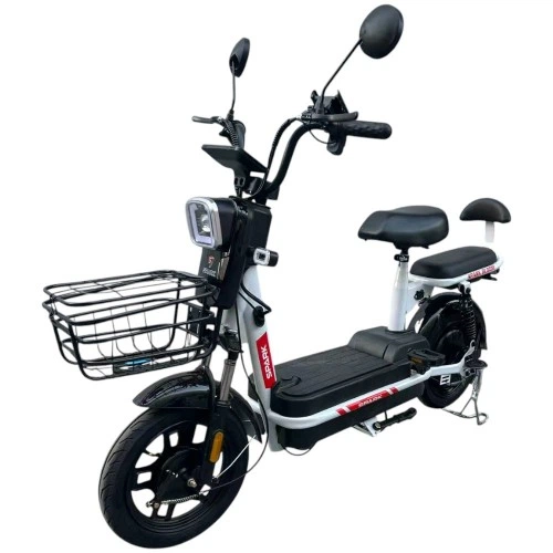 Велосипед з електромотором SPARK BLOOM 14" 48V/400W/12Ah Чорний - зображення 4