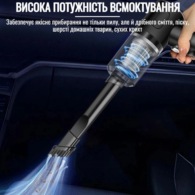 Пылесос для авто Vacuum Cleaner 3 в 1 - изображение 6