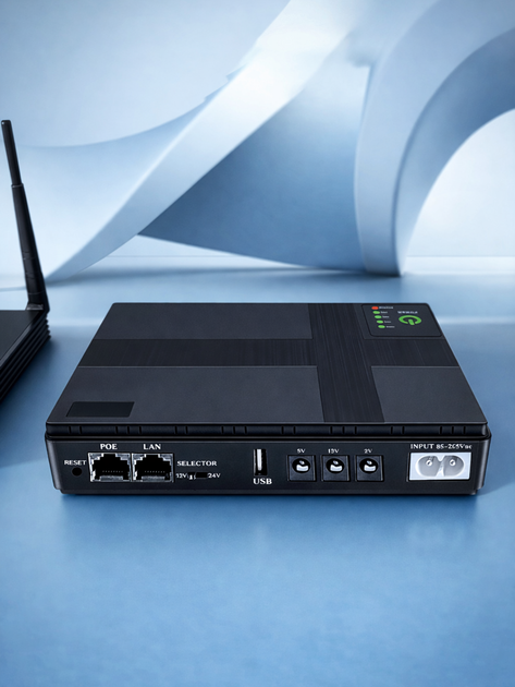 Бесперебойник (мини ИБП / UPS) для Wi-Fi роутера и модема 10400 mAh 5V/9V/12V до 10 часов автономной работы LOW DC1018P - изображение 8