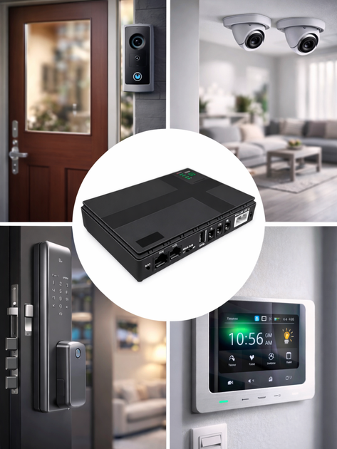 Бесперебойник (мини ИБП / UPS) для Wi-Fi роутера и модема 10400 mAh 5V/9V/12V до 10 часов автономной работы LOW DC1018P - изображение 9