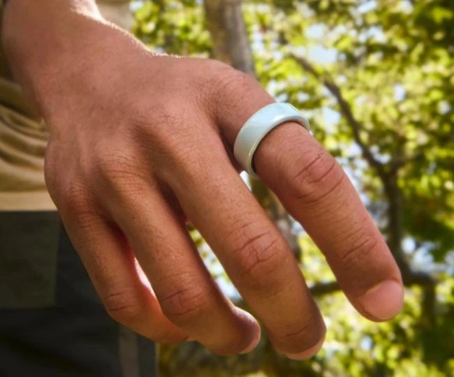 Смарт-кільце Oura Ring 4 Ceramic Tide Size 8 (JZ90-57461-08) - зображення 6