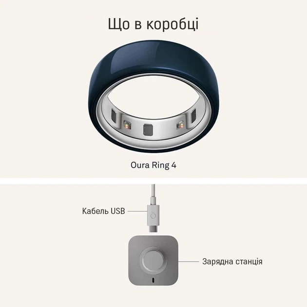 Смарт-кільце Oura Ring 4 Ceramic Midnight Size 9 (JZ90-57455-09) - изображение 8