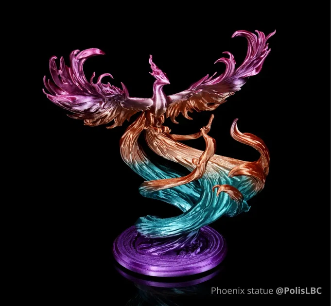 Філамент без котушки Bambu Lab PLA Silk Multi-Color 1kg Aurora Purple (13909) - зображення 3