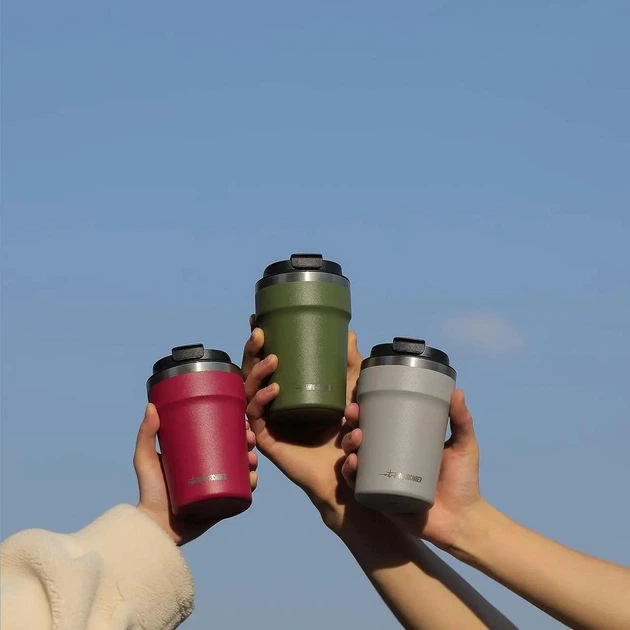 Термокружка MHW-3BOMBER Vacuum Coffee 360 мл Зеленая - Фото 4 Термокружка MHW-3BOMBER Vacuum Coffee 360 мл Зеленая - изображение 4