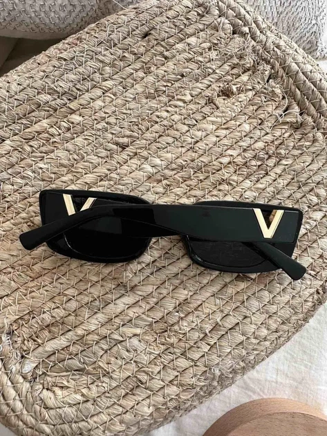 Прямоугольные солнцезащитные очки "Victory classic" Черные - Фото 5 Прямоугольные солнцезащитные очки "Victory classic" Черные - изображение 5