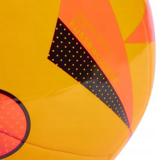 Футбольний м'яч Adidas Fussballliebe Euro 2024 Club розмір 5, оранжевий - Фото 4 Футбольний м'яч Adidas Fussballliebe Euro 2024 Club розмір 5, оранжевий - зображення 4