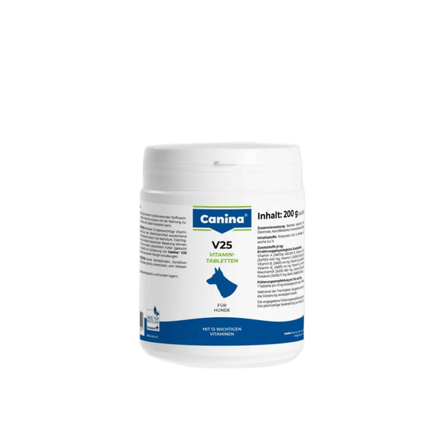 Витаминный комплекс Canina V25 Vitamintabletten для собак 200 г 60 табл. - изображение 2