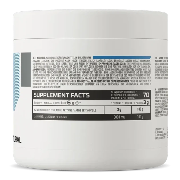 Ostrovit Аргінін L-Arginine 3000 мг без смаку 210 г (OST-24115) - зображення 3