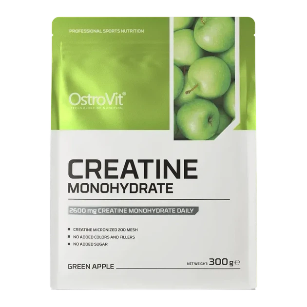 Ostrovit Креатин моногідрат Creatine Monohydrate зелене яблуко 300 г (OST-17597) - зображення 2