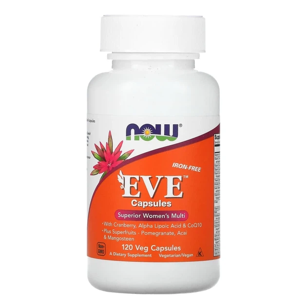 Вітаміни для жінок Єва Now Foods (Eve Capsules) 120 капсул (NOW-03798) - Фото 1 Вітаміни для жінок Єва Now Foods (Eve Capsules) 120 капсул (NOW-03798) - изображение 1