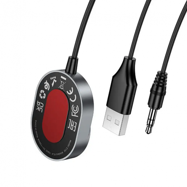 Аудио Bluetooth ресивер для беспроводной передачи звука на автомобильную аудиосистему со входом AUX 3.5 мм (483114-Prob) - изображение 3