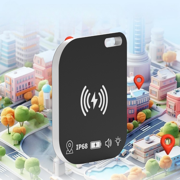 Розумний GPS трекер брелок Airtag К5 для пошуку ключів речей сумок з підключенням iOS точне позиціонування JDT-0849615 - зображення 2