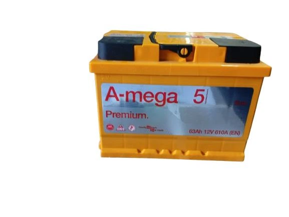 Акумулятор A-mega Premium euro 63Ah 610А (- +) - Фото 4 Акумулятор A-mega Premium euro 63Ah 610А (- +) - изображение 4