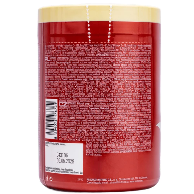 Изотоник Nutrend Isodrinx, 420 г., Смородина - изображение 2
