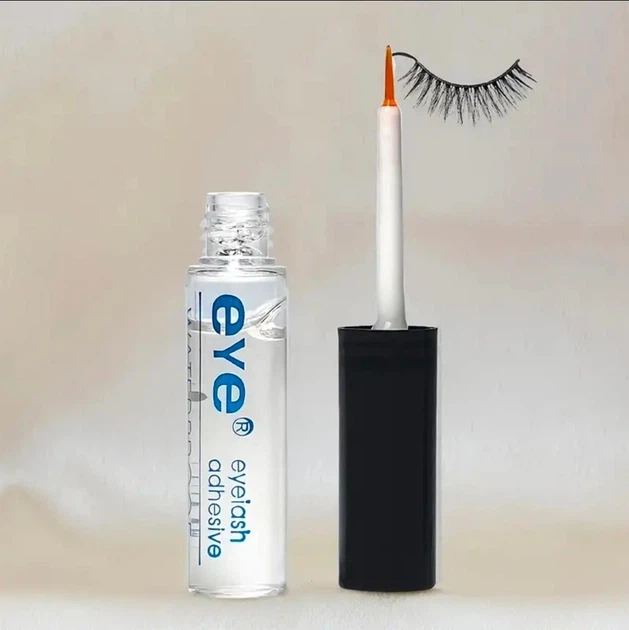 Клей для накладных ресниц eYe с аппликатором водостойкий 24 часовой фиксации 5 г/6 мл прозрачный - изображение 6