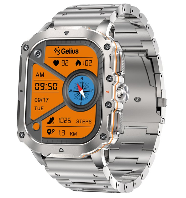 Смарт часы Gelius Tactical Heavy (GP-SW016) Silver Titan - изображение 5