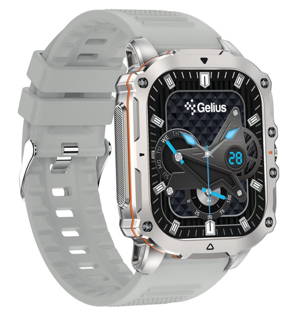 Смарт часы Gelius Tactical Heavy (GP-SW016) Silver Titan - изображение 8