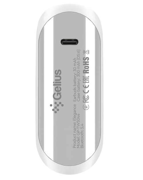 Бездротові навушники TWS Gelius Elegance GP-TWS044 White - зображення 4