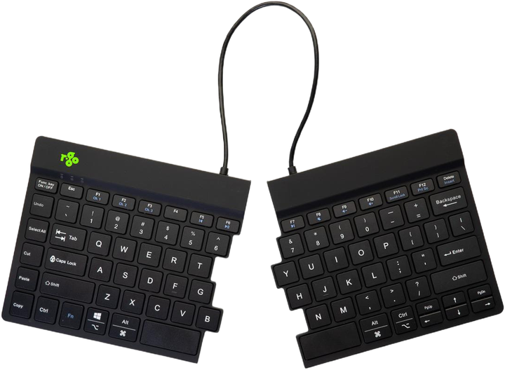 Klawiatura bezprzewodowa R-Go Tools WRL Compact Black (RGOSBUSWLBL) - obraz 2