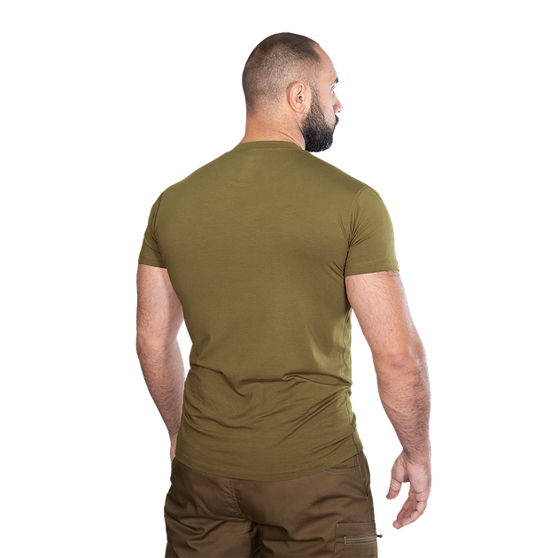 Футболка CamoTec Modal Койот (золотий тризуб) XXL - Фото 6 Футболка CamoTec Modal Койот (золотий тризуб) XXL - изображение 6