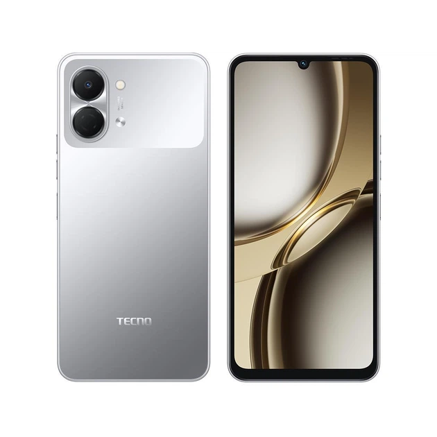 Смартфон TECNO Spark Go 3 (KN3) 6.75" 4/128ГБ, 2SIM, 5000мА•год, Titanium Grey - изображение 6