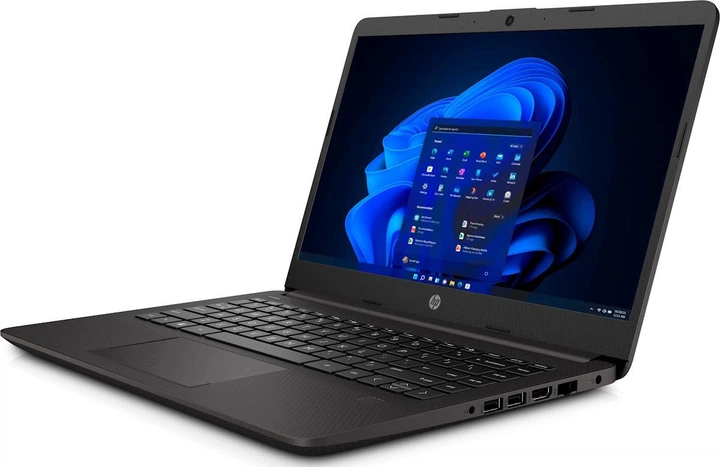 Ноутбук HP 240R-G9 14" FHD IPS AG, Intel 3-100U, 16GB, F512GB, UMA, DOS, чорний - изображение 3