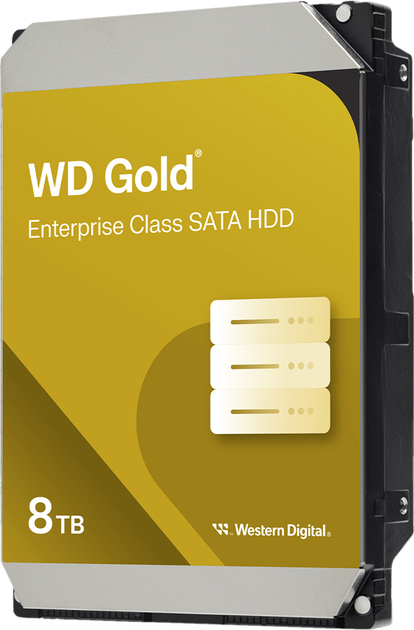 Жорсткий диск WD 8TB 3.5" 7200 256MB SATA Gold - Фото 4 Жорсткий диск WD 8TB 3.5" 7200 256MB SATA Gold - изображение 4