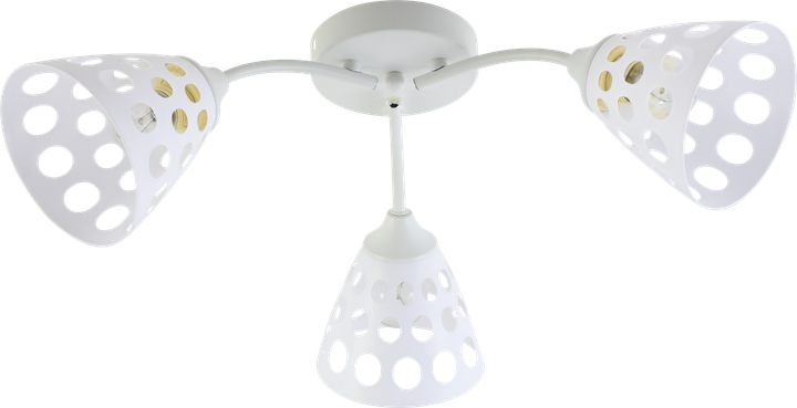 Люстра декоративна INTEREES IS XA1348B-3 WH+CR - зображення 2