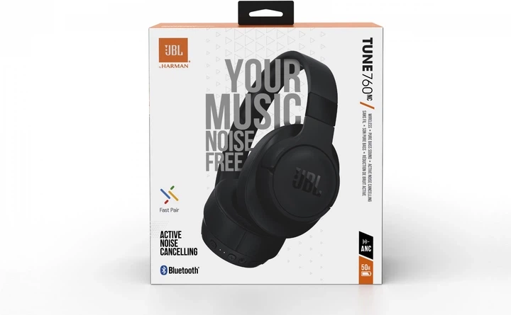 Навушники JBL Tune 760 NC Black (JBLT760NCBLK) - Фото 6 Навушники JBL Tune 760 NC Black (JBLT760NCBLK) - изображение 6