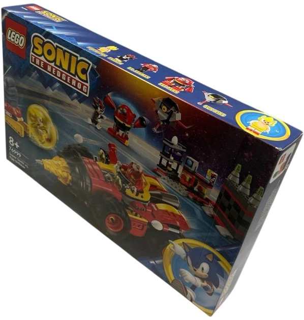 Zestaw klocków LEGO Sonic the Hedgehog Super Sonic kontra Egg Drillster 590 elementów (76999) (955555916578956) - Outlet - obraz 5