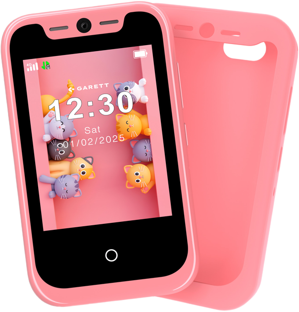 Smartfon Garett OneKid 48MB/16GB NanoSIM Pink (ONEKID_PHONE_PINK) - obraz 3