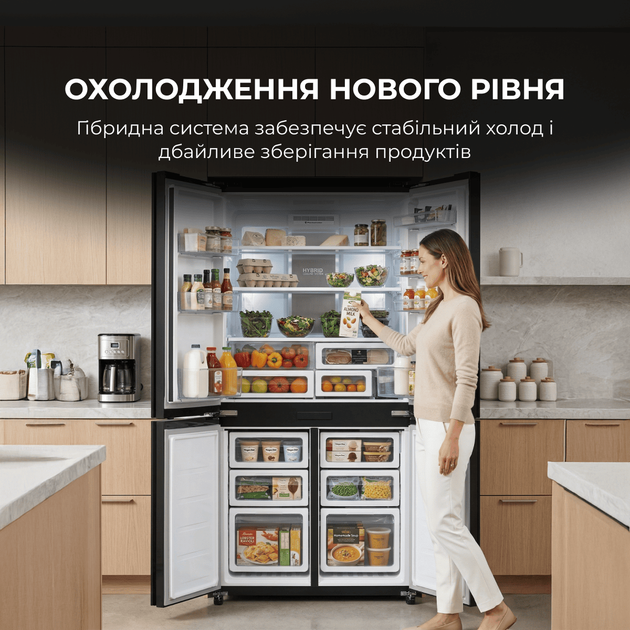 Многодверный холодильник SHARP SJ-MP820C-SL - изображение 5