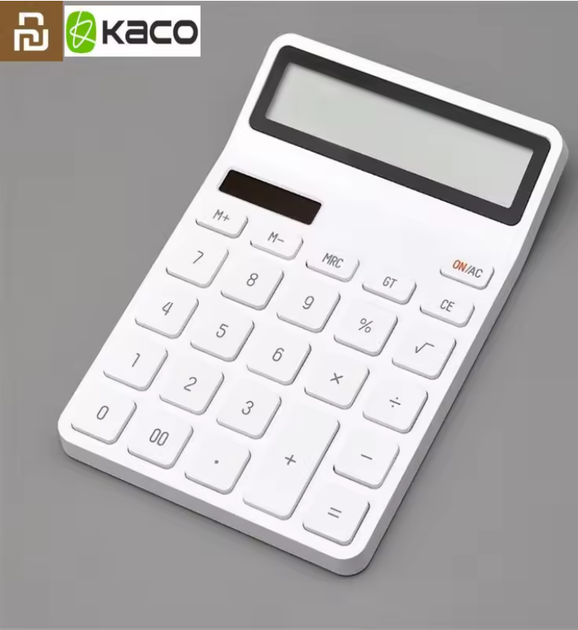 Калькулятор Youpin Kaco LEMO (12 цифр, двойное питание) - Фото 1 Калькулятор Youpin Kaco LEMO (12 цифр, двойное питание) - изображение 1