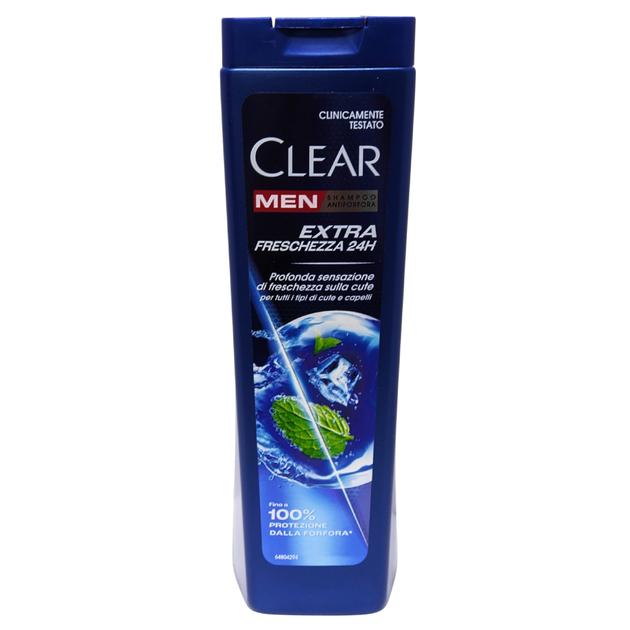 Шампунь для волосся чоловічий проти лупи екстрасвіжість CLEAR men sh. extra fresc 225 мл. - Фото 1 Шампунь для волосся чоловічий проти лупи екстрасвіжість CLEAR men sh. extra fresc 225 мл. - зображення 1