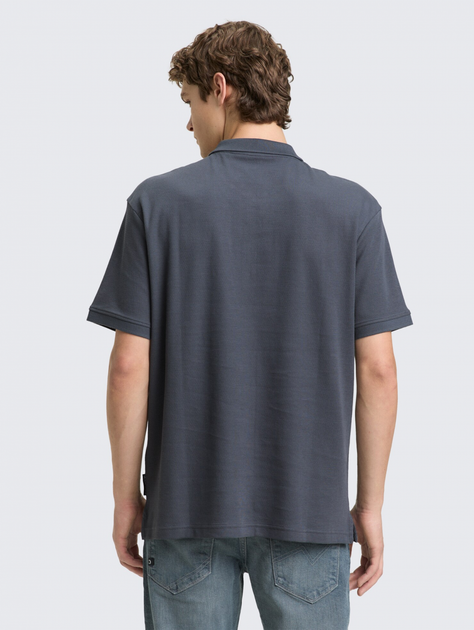 Поло Tom Tailor Men's Denim Polo Shirt XXL Темно-сірий 1050294-21756 - Фото 2 Поло Tom Tailor Men's Denim Polo Shirt XXL Темно-сірий 1050294-21756 - зображення 2