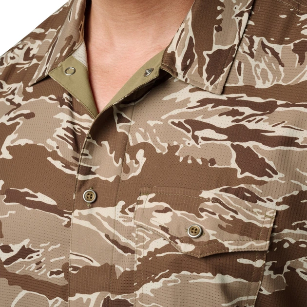 Сорочка тактична 5.11 Tactical Oscar Short Sleeve Shirt Desert Tiger Camo M (7710134-1302) - зображення 3