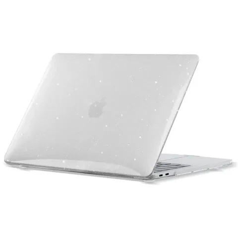 Накладка глянцевая прозрачная с блестками Crystal Glitter Case для MacBook Air 15.3" (A2941 / A3114) Clear Glitter Transparent Case - Фото 1 Накладка глянцевая прозрачная с блестками Crystal Glitter Case для MacBook Air 15.3" (A2941 / A3114) Clear Glitter Transparent Case - изображение 1