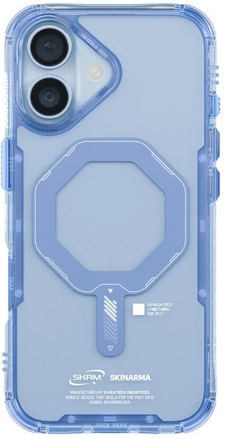 Чохол-накладка Skinarma Saido (Mag-Charge) для iPhone 17 Sky Blue - Фото 1 Чохол-накладка Skinarma Saido (Mag-Charge) для iPhone 17 Sky Blue - зображення 1