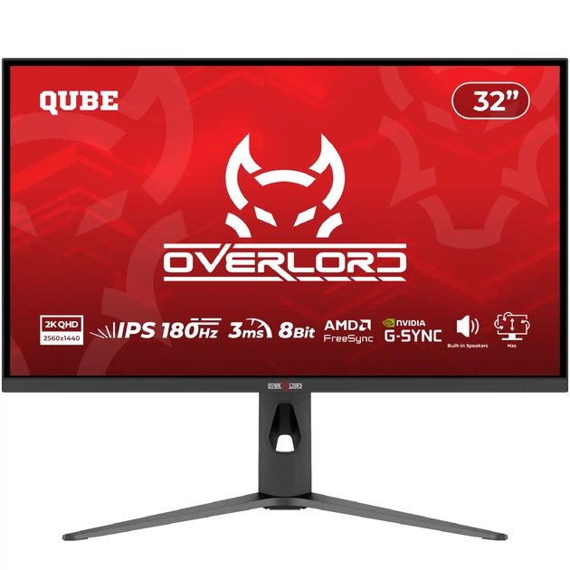 Монітор 32" Qube Overlord G32Q180HS - Фото 1 Монітор 32" Qube Overlord G32Q180HS - зображення 1