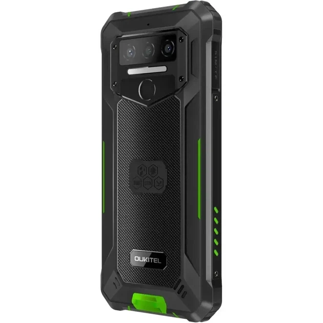 Смартфон Oukitel WP23 Plus 6.52"HD+ /8GB/256GB / T606 /10600mAh /13+5Мп/ IP69K /NFC Green (WP23_Plus_GN) - изображение 5