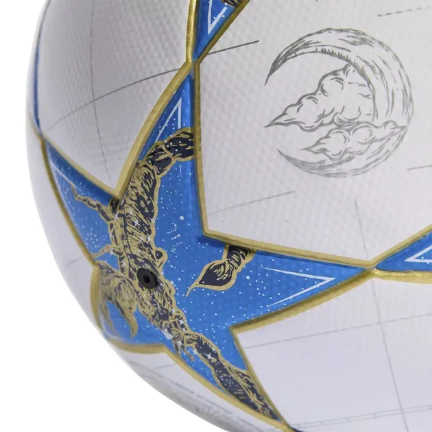 Футбольний м'яч Adidas UCL League BOX 2025 розмір 5, біло-синій - Фото 8 Футбольний м'яч Adidas UCL League BOX 2025 розмір 5, біло-синій - зображення 8