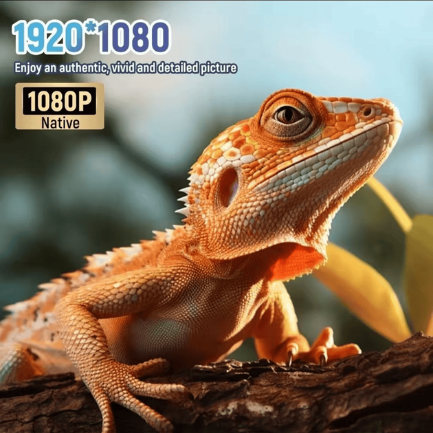 Портативний проектор HORLAT 35000 Lumen 4K Android 12 | Автофокус | 5G Wi-Fi | Bluetooth 5.3 | З підставкою - зображення 3