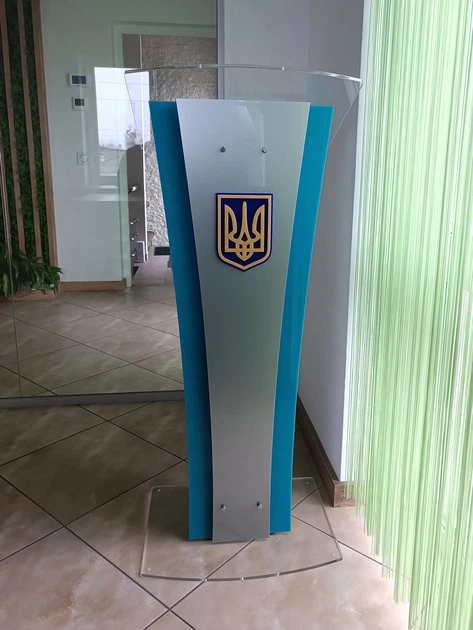 Трибуна для виступів переносна акрилова - Ташута (21-63070) - Фото 11 Трибуна для виступів переносна акрилова - Ташута (21-63070) - зображення 11